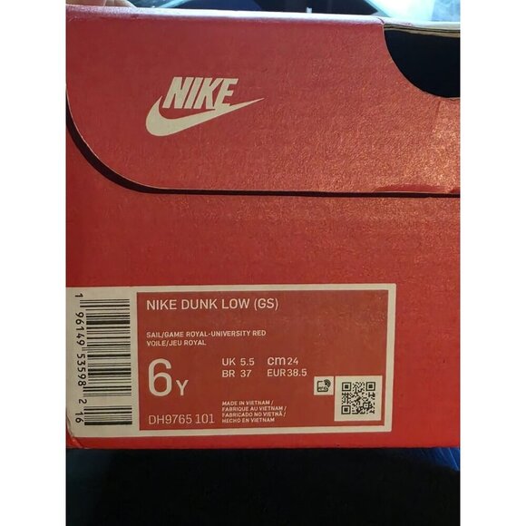 Nike Dunk Low Hot Curry  - womens 7.5  - DH9765-101. GS 6Y NIB Shoes Sneakers - Picture 12 of 13